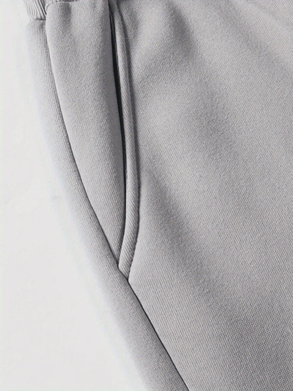 Men's Casual Sportswear Set - Solid Color Hoodie & Joggers, Polyester Blend, Pockets Included - Perfect for Fall/Winter, Jogging Pants