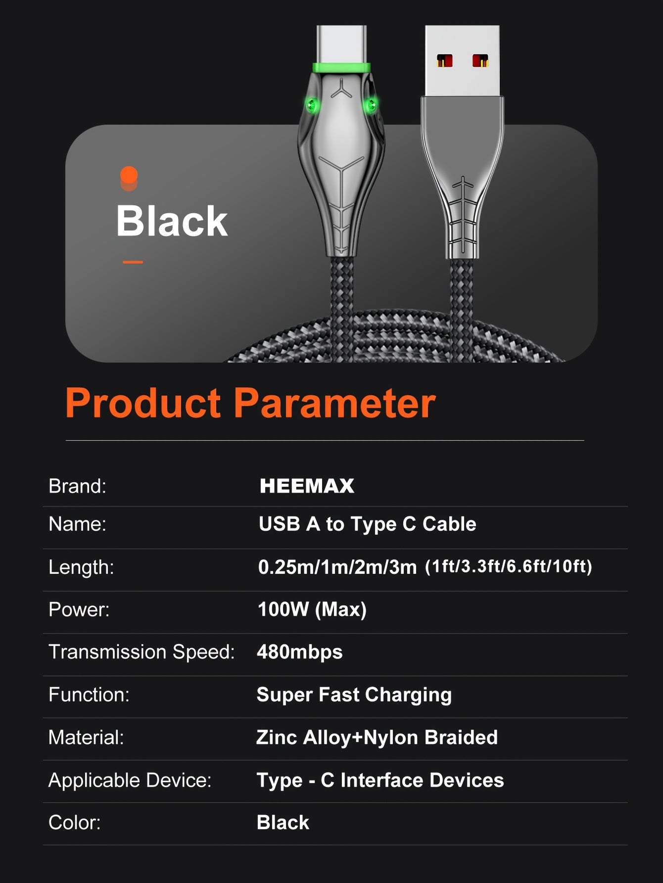 7A 120W Type C Cable: 100W Fast Charging For Realme, Oneplus, OPPO, Honor, Samsung, And Xiaomi!