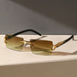 A Pair Of Classic Frameless Casual Glasses For Men