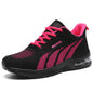 Lightweight Breathable Air Cushion knitted Running Shoes, Women's Footwear