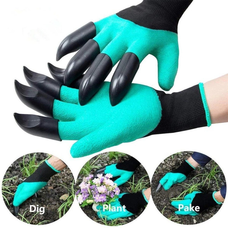 Gardening Gloves with Rubber Coating for Digging, Providing Protection for Hands While Planting, Weeding, And Caring for Flowers And Vegetables.
