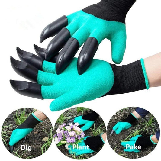 Gardening Gloves with Rubber Coating for Digging, Providing Protection for Hands While Planting, Weeding, And Caring for Flowers And Vegetables.