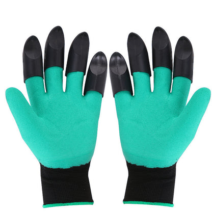 Gardening Gloves with Rubber Coating for Digging, Providing Protection for Hands While Planting, Weeding, And Caring for Flowers And Vegetables.