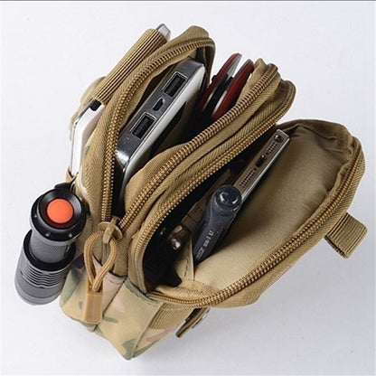 Men's Tactical Slim Fanny Pack - High Quality Oxford Fabric, Adjustable Straps, Multiple Pockets for Smartphones, Wallets & Keys, Ideal for Travel, Hiking & Outdoor Sports