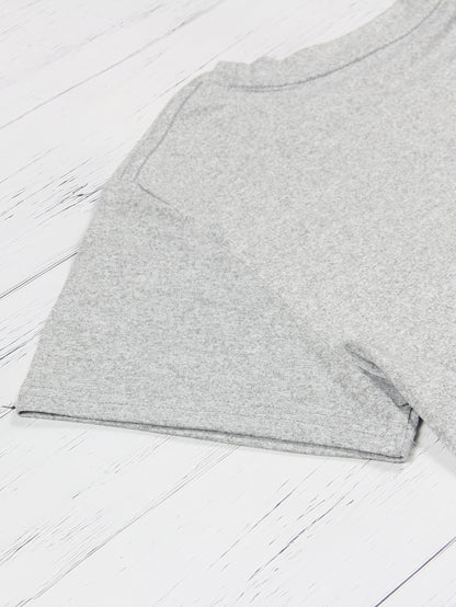 Women's Faith Print Short Sleeve Crew Neck Casual T-Shirt for Summer & Spring