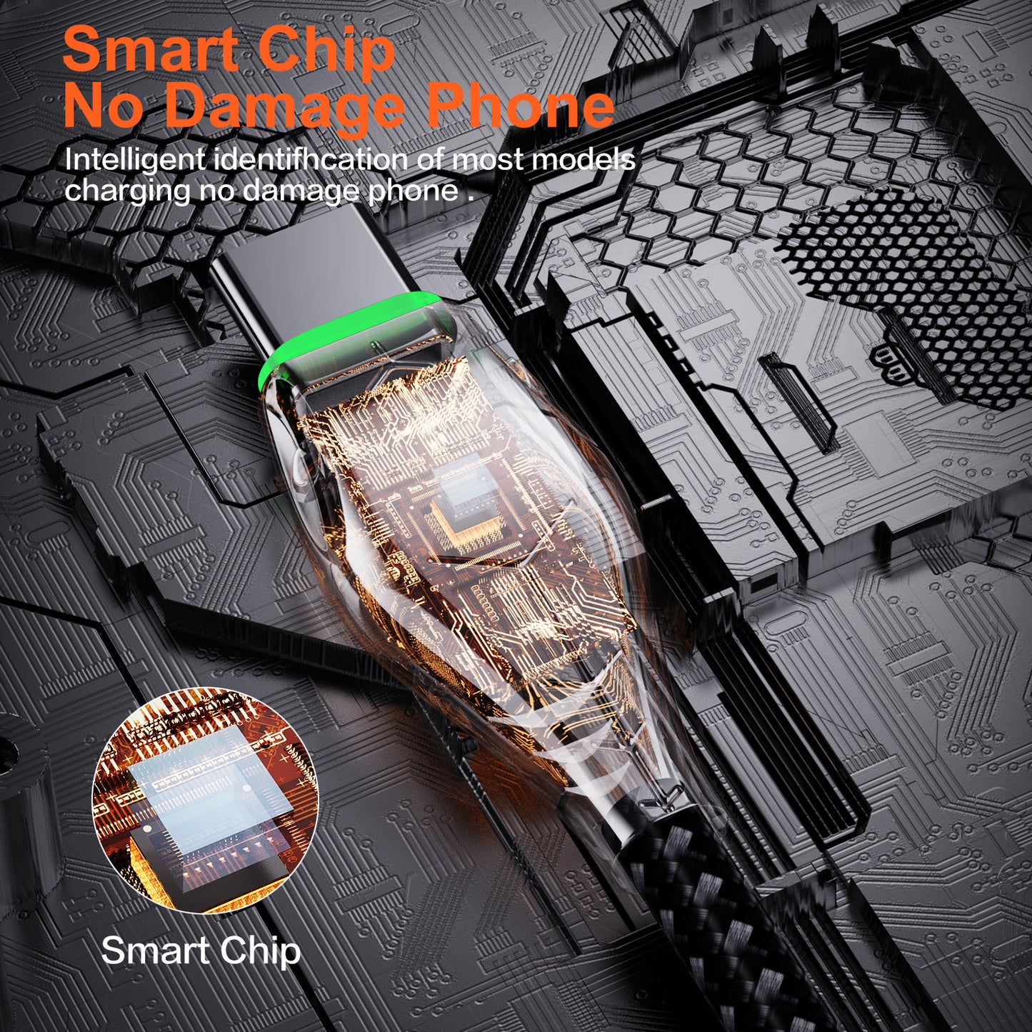 7A 120W Type C Cable: 100W Fast Charging For Realme, Oneplus, OPPO, Honor, Samsung, And Xiaomi!