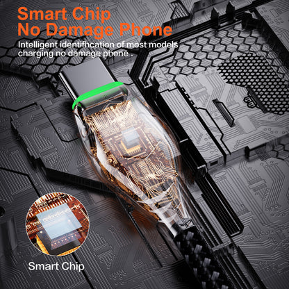 7A 120W Type C Cable: 100W Fast Charging For Realme, Oneplus, OPPO, Honor, Samsung, And Xiaomi!