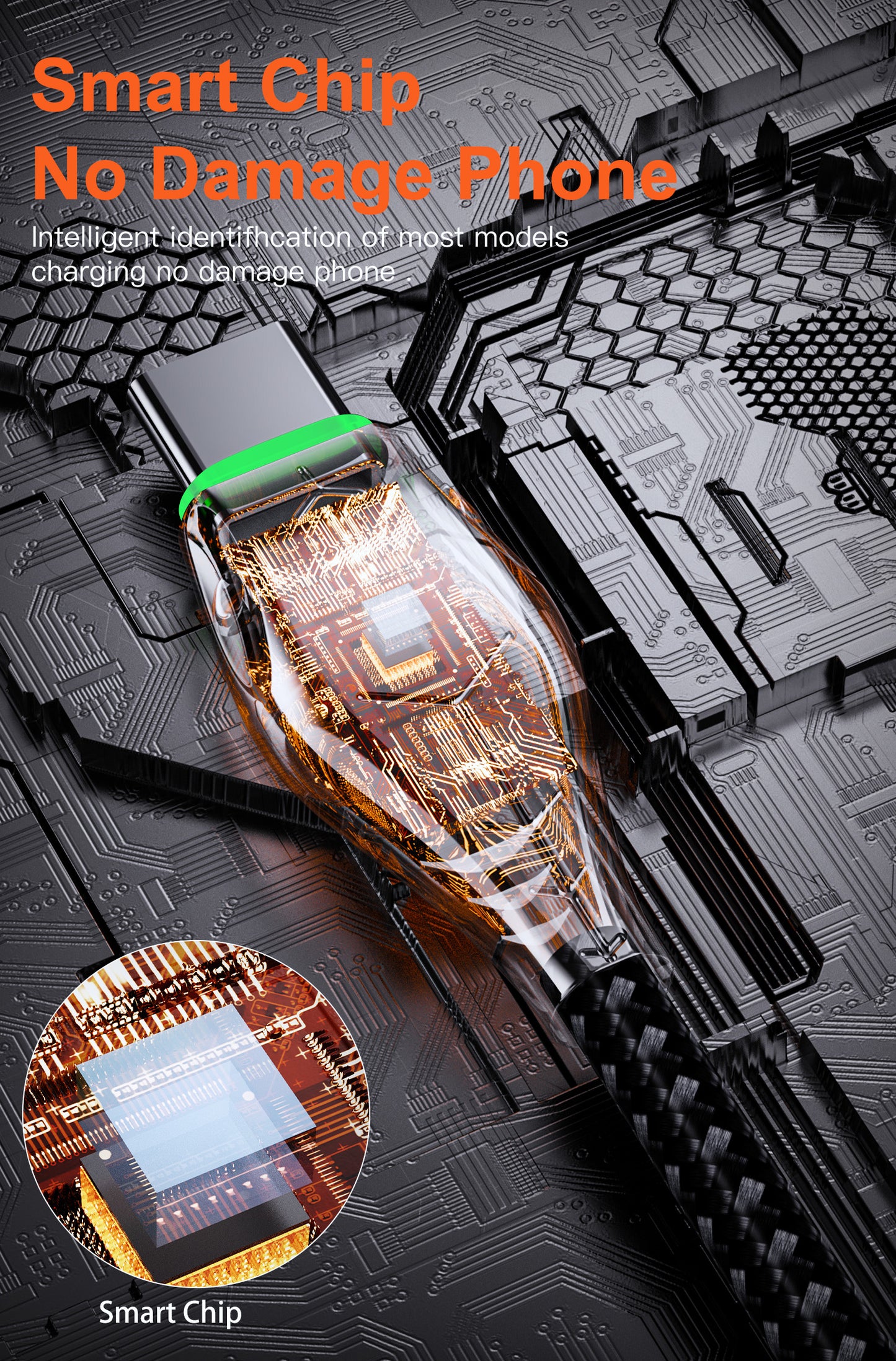 7A 120W Type C Cable: 100W Fast Charging For Realme, Oneplus, OPPO, Honor, Samsung, And Xiaomi!