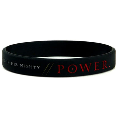3 Pcs Faith Power Pray Bible Wristbands Silicone Bracelets For Men Casual Holiday Party Jewelry Gift