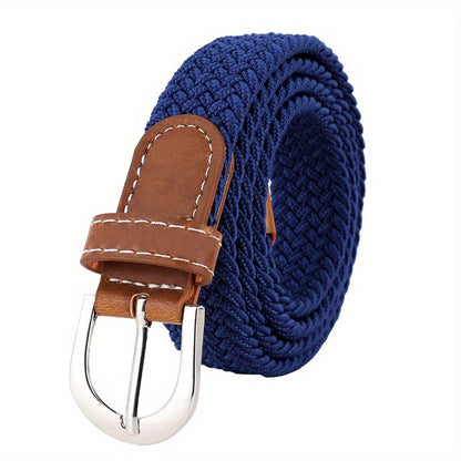 Womens Flexible Fit Elastic Jeans Belt - Versatile Casual Style for Everyday Wear