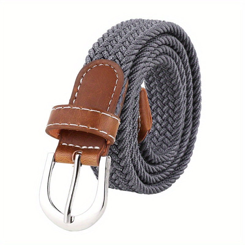 Womens Flexible Fit Elastic Jeans Belt - Versatile Casual Style for Everyday Wear