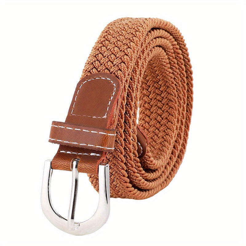 Womens Flexible Fit Elastic Jeans Belt - Versatile Casual Style for Everyday Wear