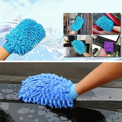 Microfiber Anti-Scratch 1pc Car Wash Gloves - Cleaning & Care Tool For Cars & Home Kitchen