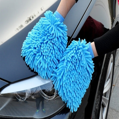 Microfiber Anti-Scratch 1pc Car Wash Gloves - Cleaning & Care Tool For Cars & Home Kitchen