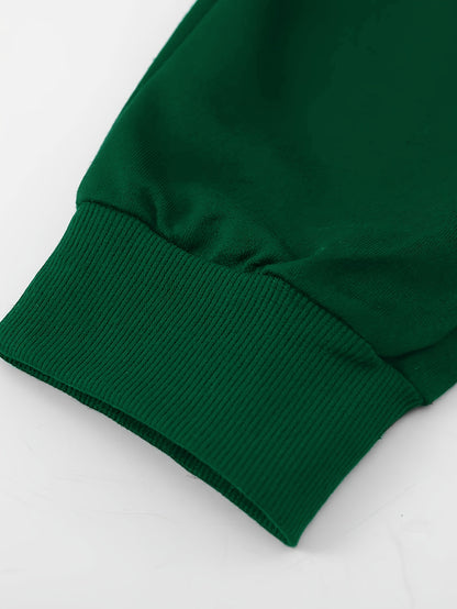 Trendy Pattern Print Drawstring Sweatpants Loose Fit Pants Men's Casual Slightly Stretch Joggers For Spring Autumn Running Jogging