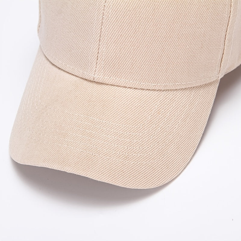 1pc Men's Solid Color Baseball Cap