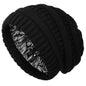 1pc Premium Winter Slouchy Beanie Hat - Soft Satin Lined, Chunky Cable Knit, Warm and Cozy, Ideal Gift for Men, Perfect for Cold Weather, Outdoor Activities, and Casual Daily Wear