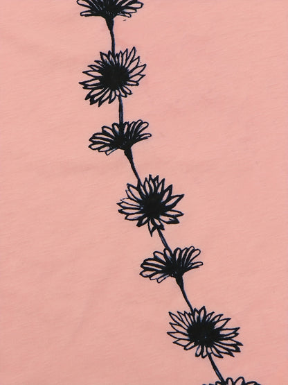 Chic Summertime Floral Tank Top – Breezy Sleeveless Notch Neck Design – Versatile Womens Fashion