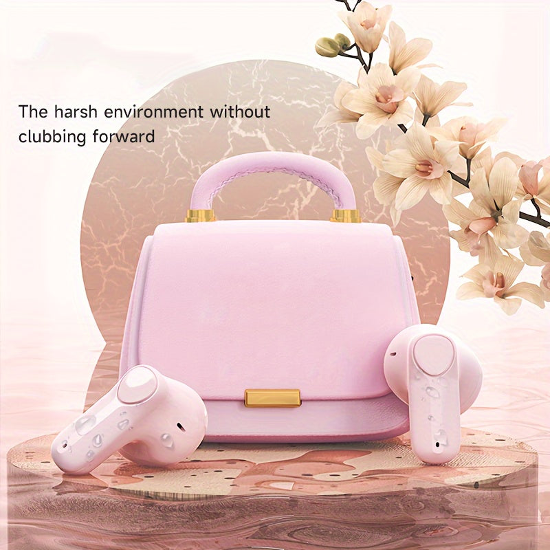 Fashion-Forward Active Noise-Cancelling Wireless Headset: Quick Charge, Touch Control, Gaming-Ready, Unique Handbag-Crafted Design for the Modern User