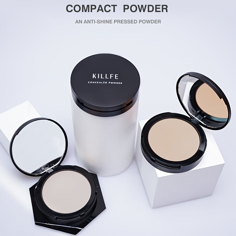 Timeless Elegance - Long-Lasting Matte Pressed Powder for a Seamless, Oil-Free Complexion - All-Day Wear, Buildable Coverage, Travel-Ready