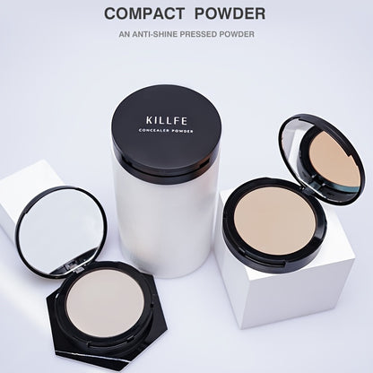 Timeless Elegance - Long-Lasting Matte Pressed Powder for a Seamless, Oil-Free Complexion - All-Day Wear, Buildable Coverage, Travel-Ready
