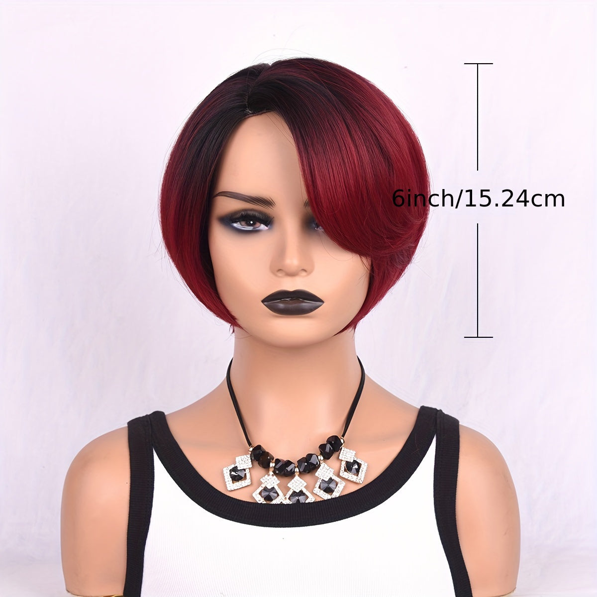 Chic Short Curly Pixie Wig - Synthetic Bob Style for Effortless Glamour - 6 Inch, Ideal for Daily Wear and Instant Makeover