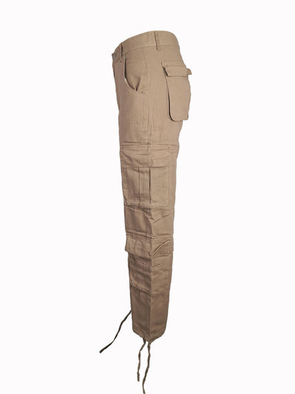 Black Flap Pockets Straight Jeans, Loose Fit Non-Stretch High Waist Cargo Pants, Y2K & Kpop Style, Women's Denim Jeans & Clothing