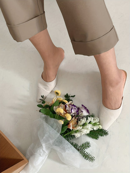 Chic Solid High Waist Pleated Pants - Flattering Draped Design, Straight Leg, Casual Style - Perfect for Womens Wardrobe