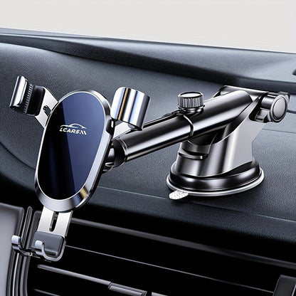 Universal Car Phone Mount - Anti-Shake Dashboard Holder for Navigation and Hands-Free Calls