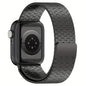 38mm-49mm Adjustable Stainless Steel Magnetic Band - Water-Resistant, Comfortable, Sports-Themed Metal Strap for iWatch Series 1/2/3/4/5/6/7/8 - Compatible with Multiple Models, Durable, and Stylish