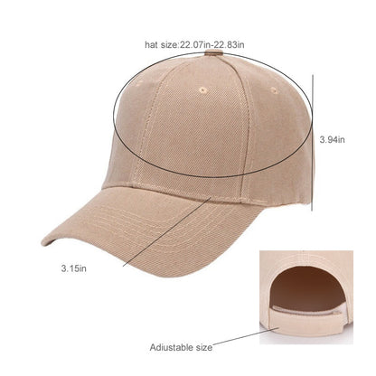 1pc Men's Solid Color Baseball Cap