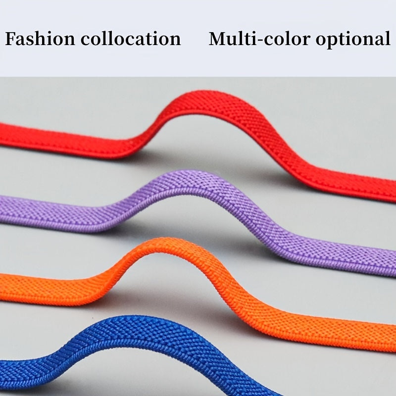 New Lightweight Button Switch Buckle Tie-Free Shoelaces For Adults
