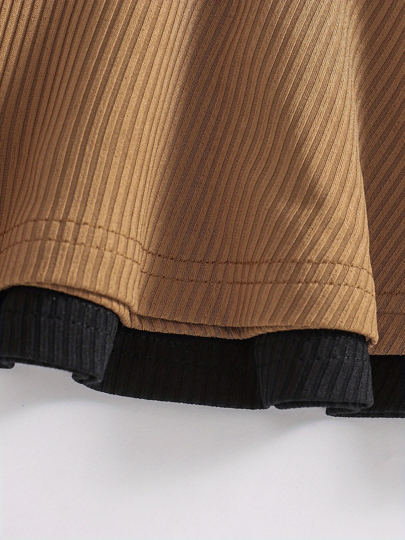 2 Sets Girl's Ribbed Outfit, Peplum Top & Pants Set, Casual Toddler Kid's Clothes For Spring Fall