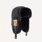 [Thickened Plush Earmuffs] 1pc Thickened Plush Earmuffs - Windproof Flying Cap With Chain And Cloth Label For Men Women