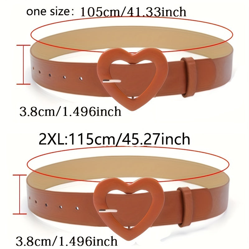 2023 New Pink Wide Belt for Women with Love Buckle and Rose Red Belt Decoration for Hot Girls