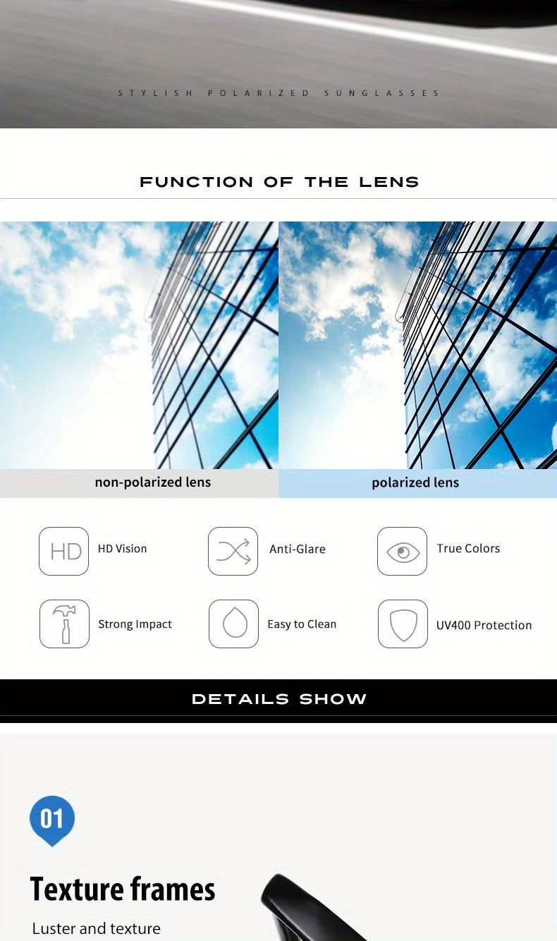 Fashion Design HD Photochromic Sunglasses For Women Polarized Glasses Driving Travel Oversized Ultralight Luxury Ladies Eyewear best gifts for Mother's Day