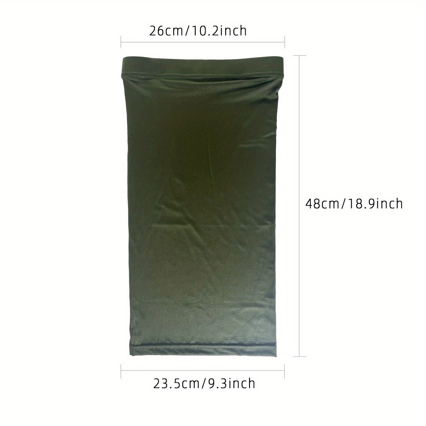 Spandex Long Tube Hat Straight Through