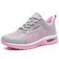 Lightweight Breathable Air Cushion knitted Running Shoes, Women's Footwear