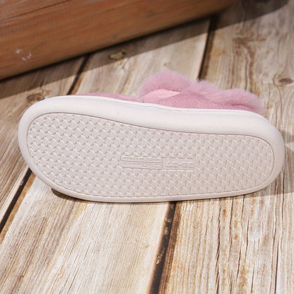 Ultra Soft Cozy Fuzzy House Slippers - Winter Warm Plush Lined Shoes for Men and Women - Cozy Corduroy Slip On Slippers with Fleece Lining for Cold Weather