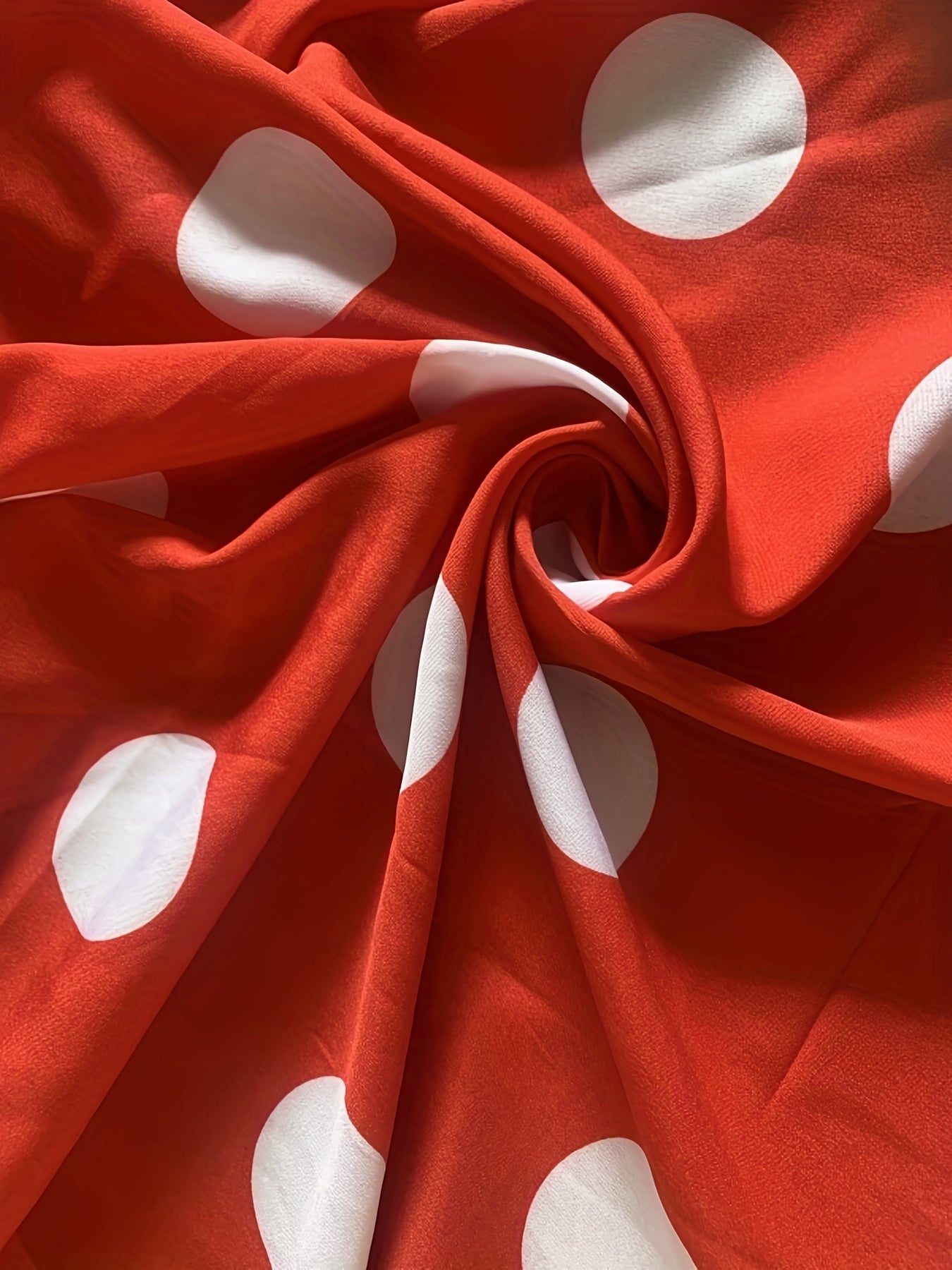 Elegant Plus Size Polka Dots Print Maxi Dress - Women's Button Up Collared Belted