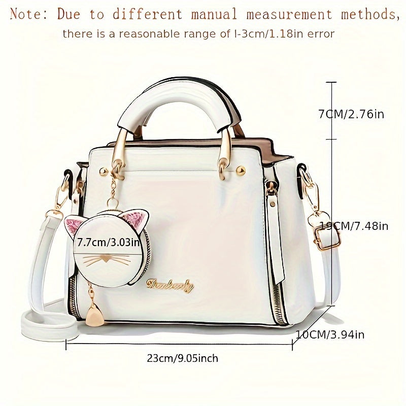 Fashion Simple High-value Light Luxury Portable Recommended Shoulder Messenger Bag, Women's Explosive 2023 New Commuter Bag For Work