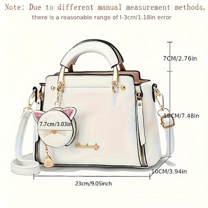 Fashion Simple High-value Light Luxury Portable Recommended Shoulder Messenger Bag, Women's Explosive 2023 New Commuter Bag For Work
