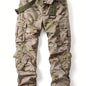 Men's Snake Skin Camo Cargo Pants - Multi-Pocket, Trendy, Outdoor, Streetwear-Ready Trousers with Durable Fabric and Practical Design