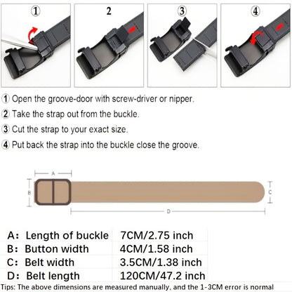 Men's casual imitation nylon outdoor anti-static fashion belt