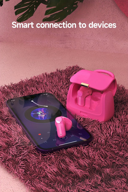 Fashion-Forward Active Noise-Cancelling Wireless Headset: Quick Charge, Touch Control, Gaming-Ready, Unique Handbag-Crafted Design for the Modern User