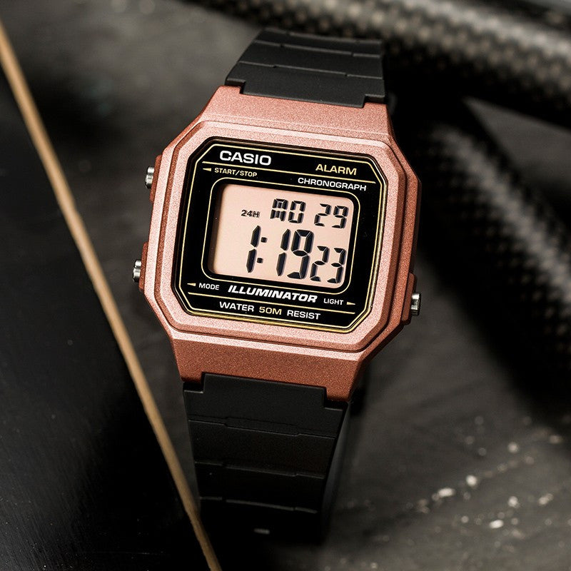 Casio Chronograph Sports Watch - Water Resistant 50M Digital Alarm Wrist Watch for Men and Women with Resin Strap and Electronic Features