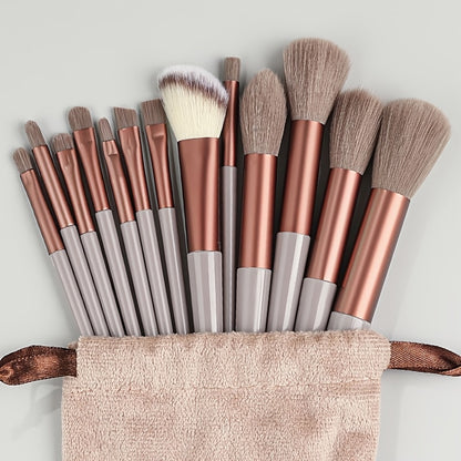 Makeup Brush Set Soft Fluffy Professional Cosmetic Foundation Powder Eyeshadow Kabuki Blending Make Up Brush Beauty Tool With Bag Makeup Sponge Beauty Gift For Makeup Beginner