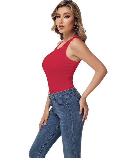 Women Sleeveless Sports Tank Top, Workout Casual Rib Basic Slim Fit Sports Tank Top, Women's Activewear for Koningsdag/King's Day