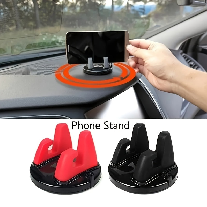 360 Degree Rotatable Mobile Phone Bracket Non-slip Mobile Installation Dashboard GPS Navigation Universal Mobile Phone Bracket Rotatable Car Mobile Phone Bracket