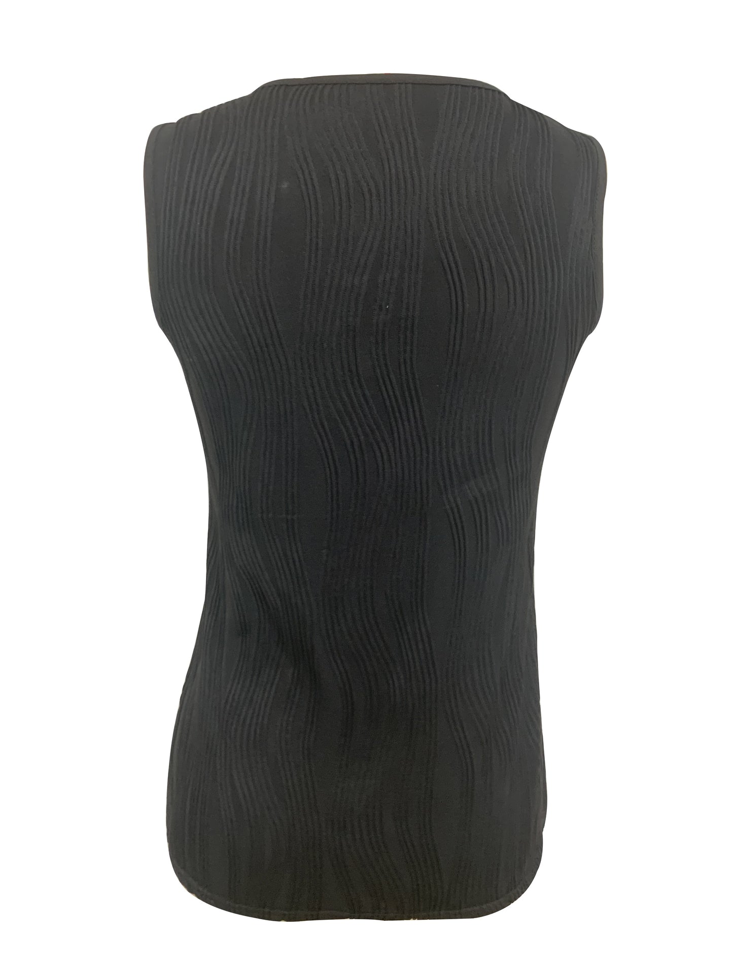 Striped Off-the-Shoulder Vest Tank Top - Soft Micro Elastic Polyester Fabric, Casual Summer Sleeveless Crew Neck, No Printing, Knit Fabric - Womens Casual Summer Clothing